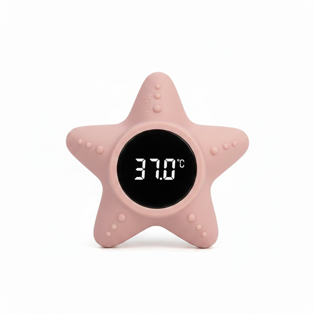 Termometro Little Star Rosa sfondo bianco
