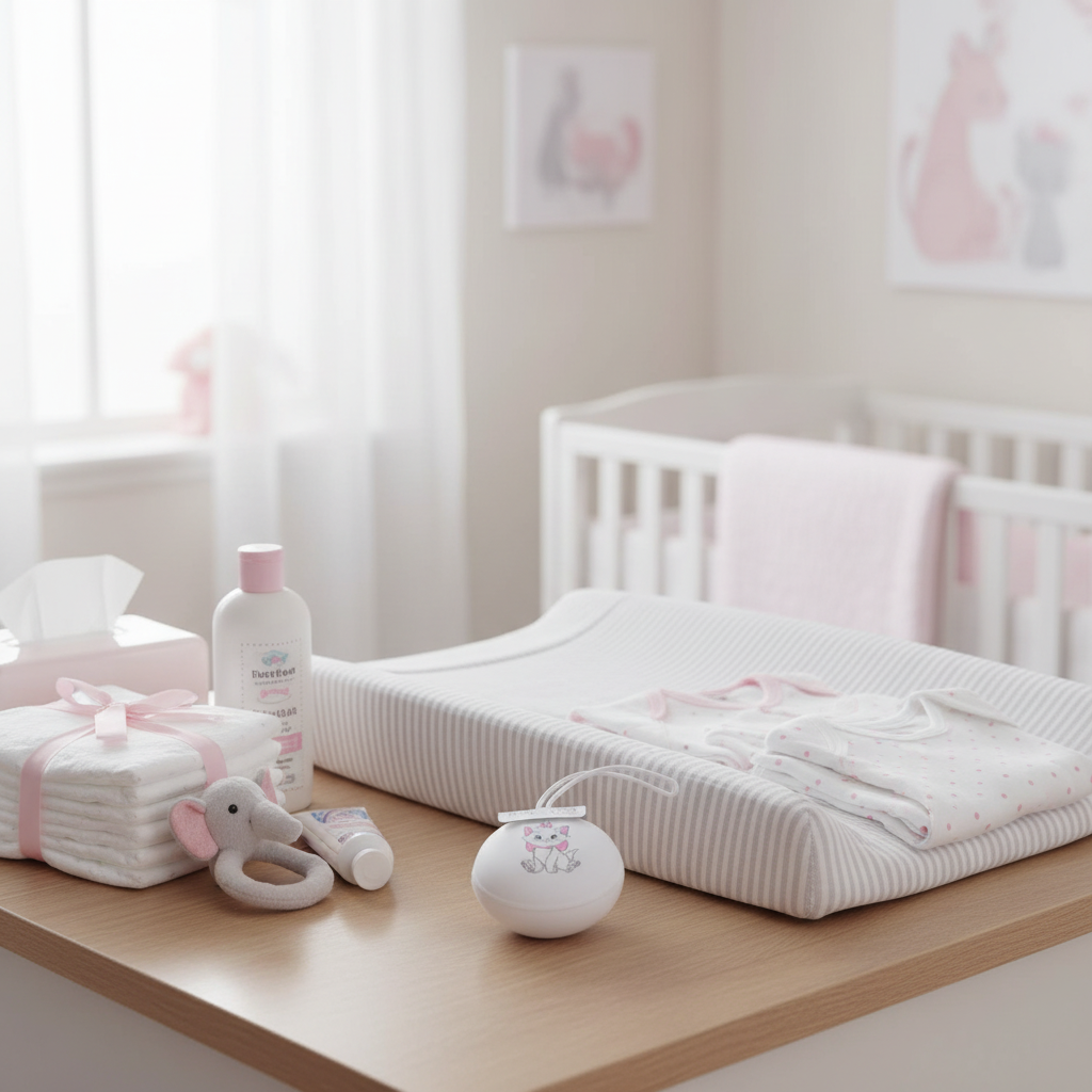 Portaciuccio Minù bianco sul fasciatoio