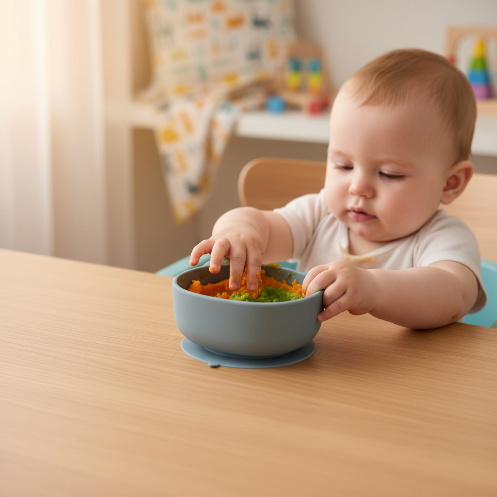 Dettaglio ventosa antiribalta ciotola gattino