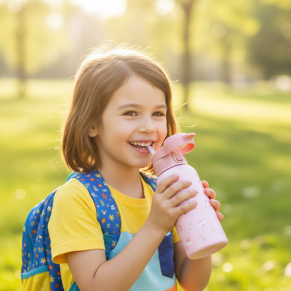 Borraccia Termica Blossom Birds lifestyle - bambino al parco