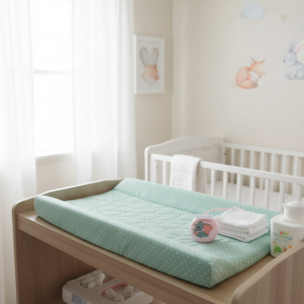 Portaciuccio Dumbo rosa sul fasciatoio