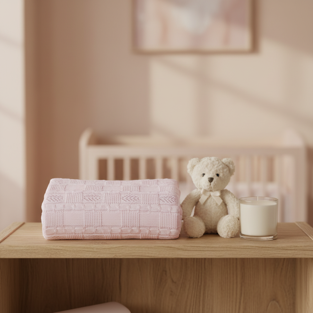 Copertina Rosone Rosa lifestyle mensola