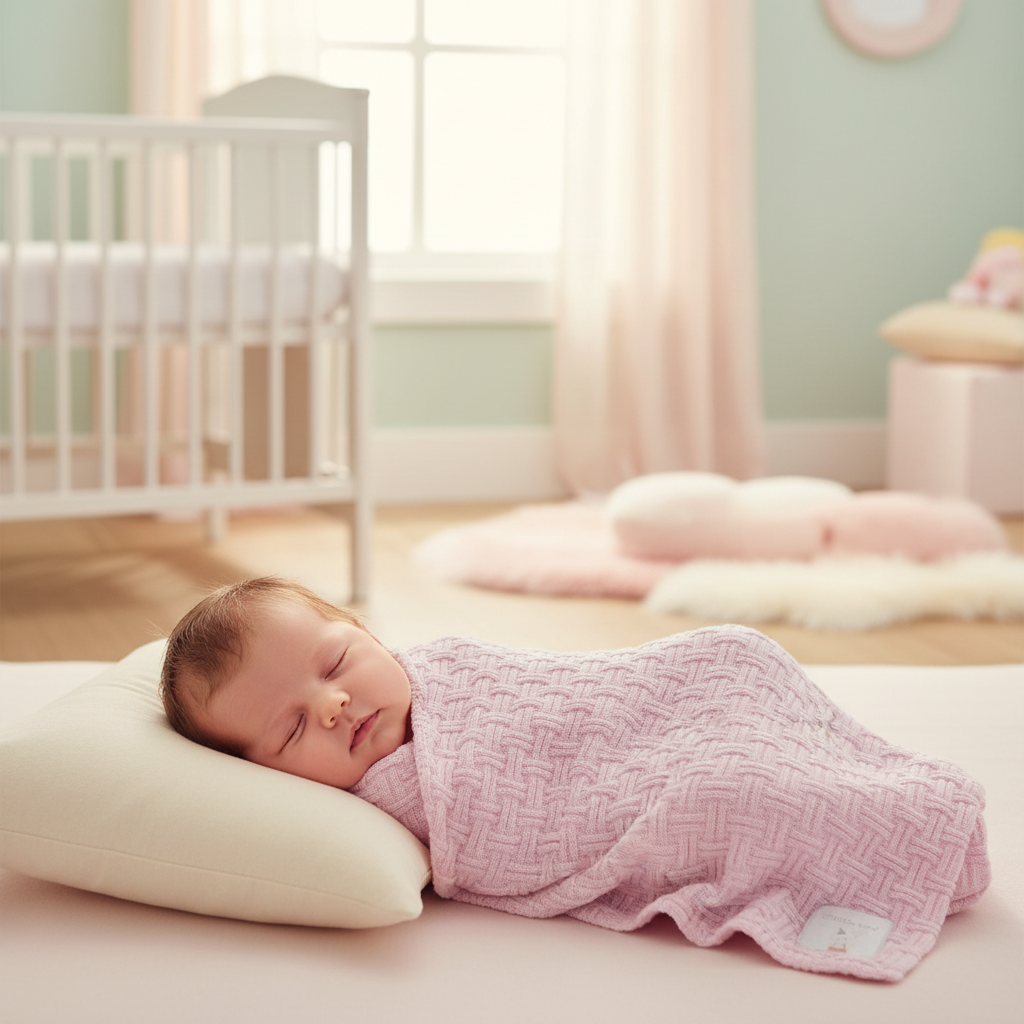 Copertina Griglia Rosa lifestyle neonato