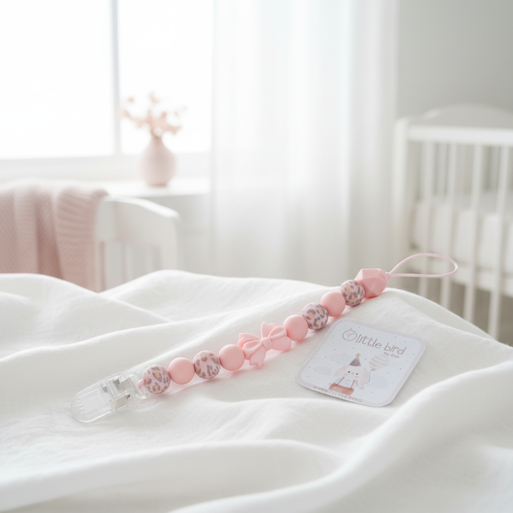 Portaciuccio Fiocco Perle Maculate - lifestyle nursery