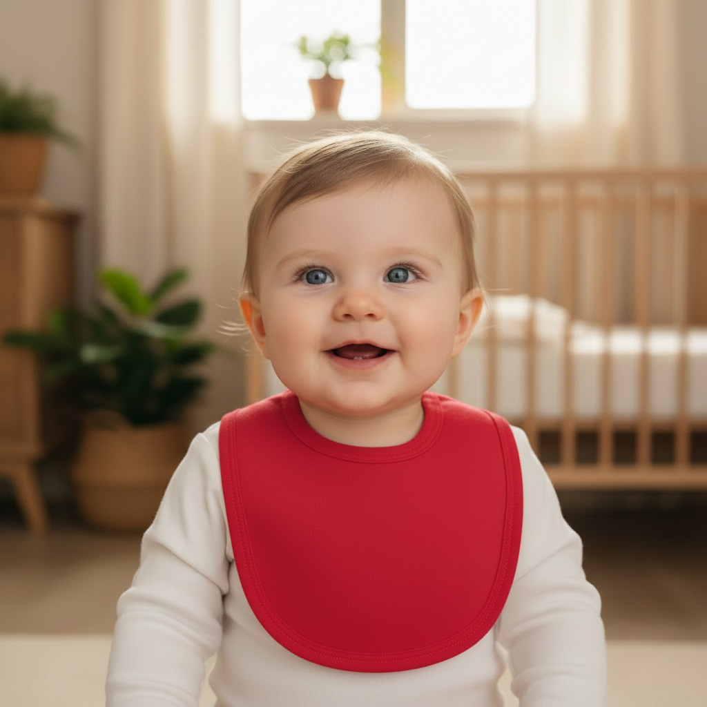 Bavetta Tinta Unita Rossa - Bambino