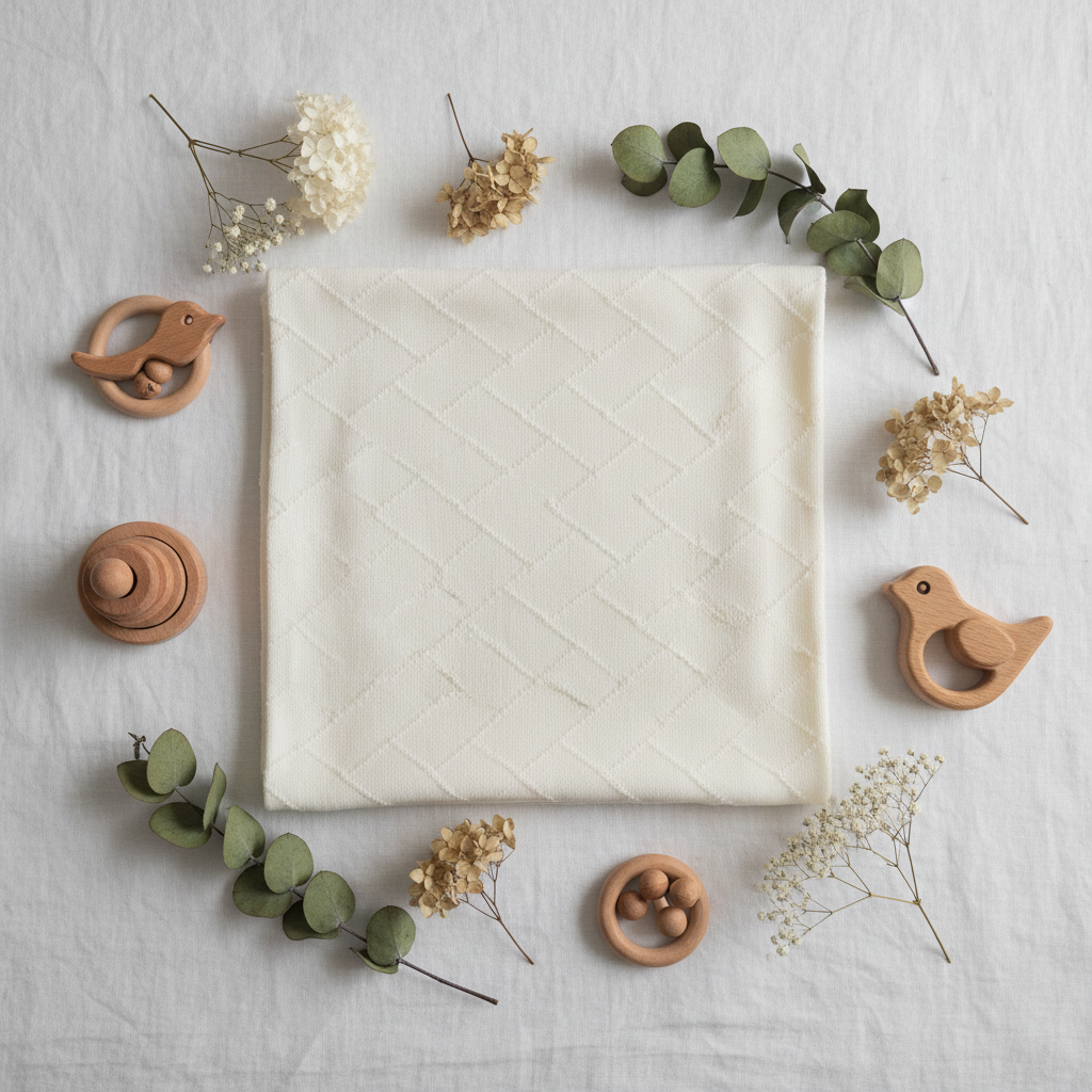Copertina Scacchi Avorio lifestyle flat lay