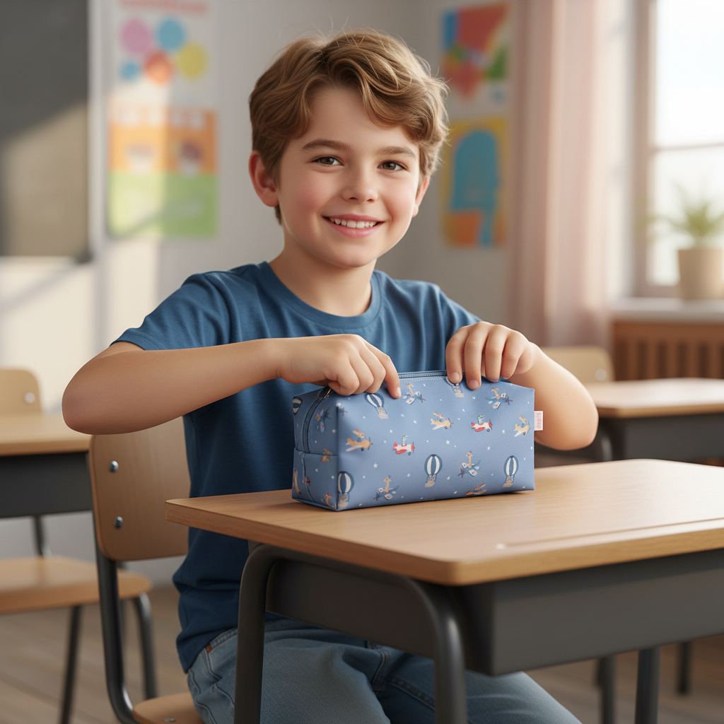 Astuccio Planes Tutete lifestyle - bambino a scuola con astuccio