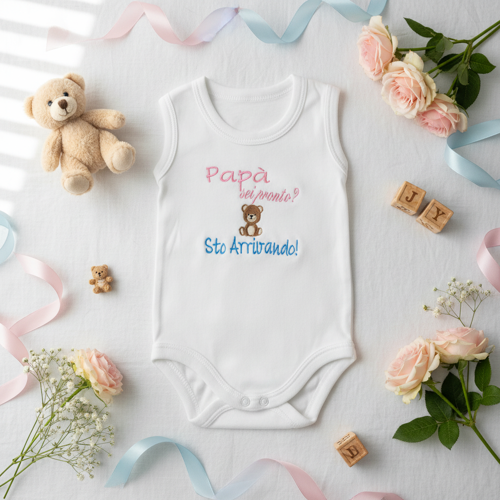Body Papà Sei Pronto - Flat lay