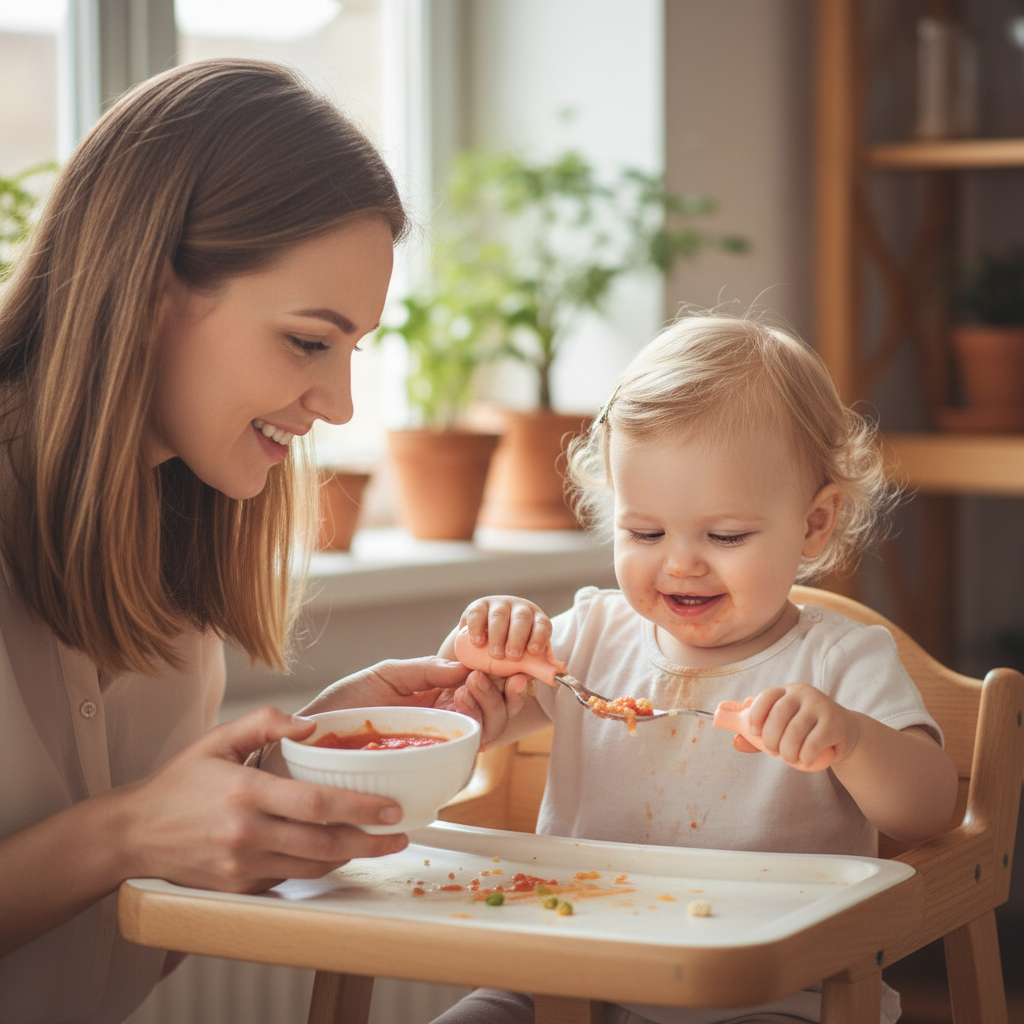 Set Posate Giraffa Rosa per Bambini - Forchetta e Cucchiaio in Acciaio Inox BPA Free