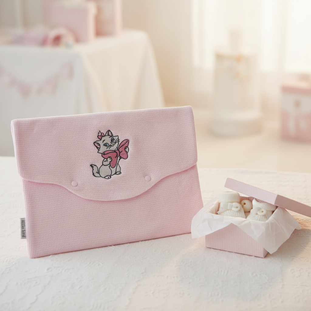 Busta Portatutto Ricamata Minù - Lifestyle Regalo