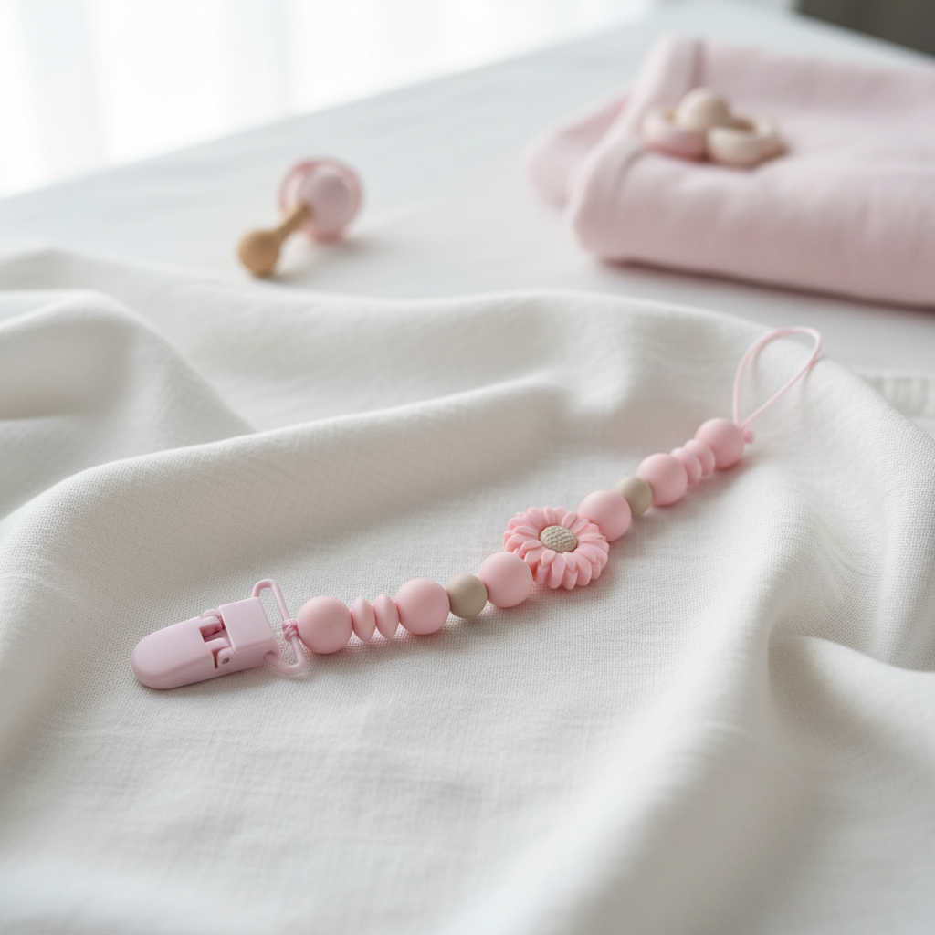 Portaciuccio Fiore Rosa - lifestyle nursery