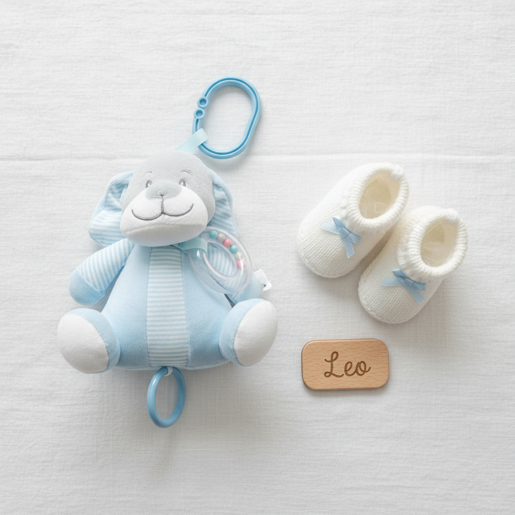 Carillon Cane Azzurro - Lifestyle Flat Lay