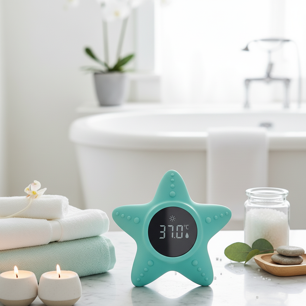 Termometro Little Star Verde lifestyle bordo vasca