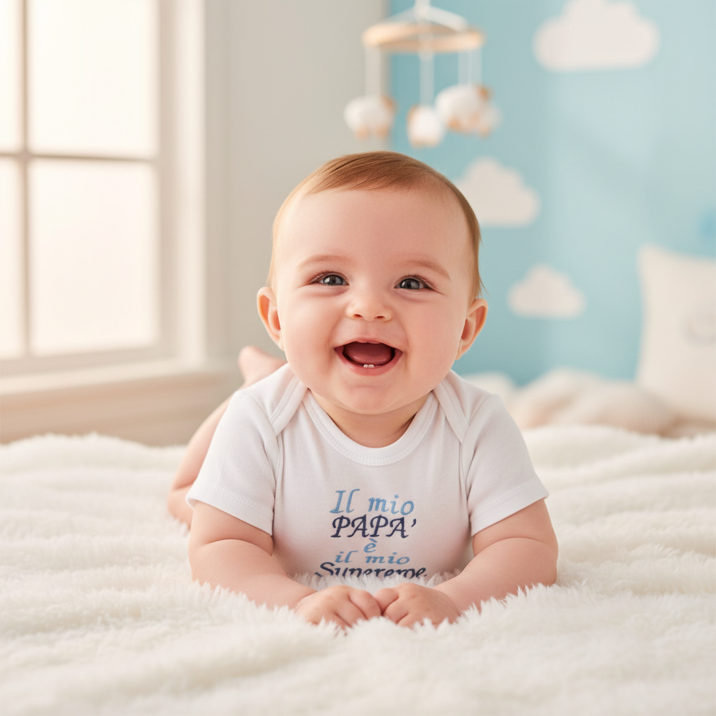 Body Il mio Papà è il mio Supereroe - Lifestyle bambino