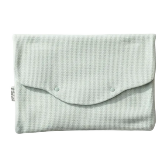 Flatlay busta portatutto verde