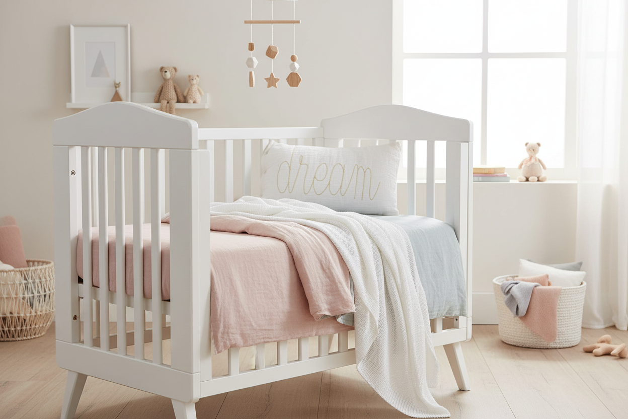Cuscino Dream lifestyle lettino nursery