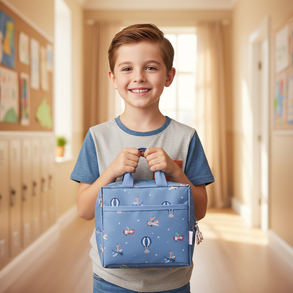 Borsa Planes Termica Merenda Tutete lifestyle - bambino a scuola con borsa merenda