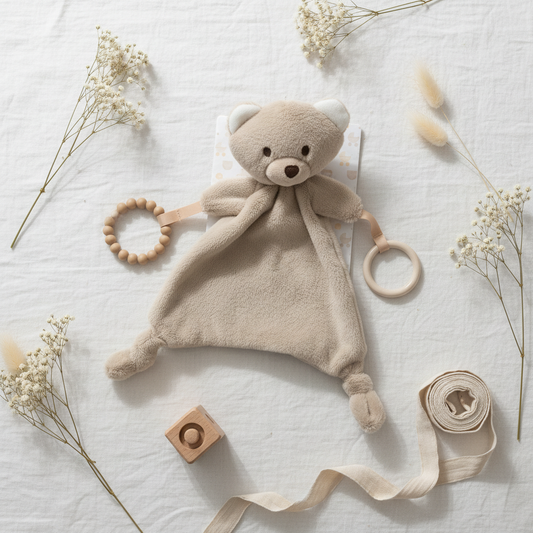 Dou Dou Orsetto Beige - flat lay