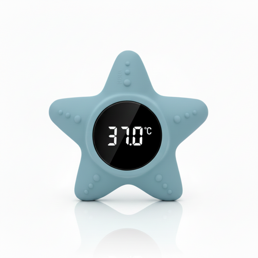 Termometro Little Star Dusty Blu sfondo bianco