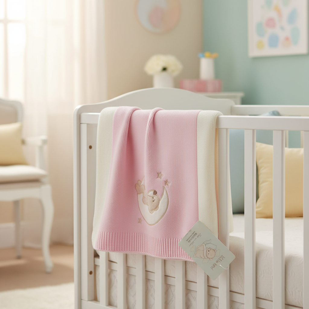Copertina Orsetto Luna Rosa lifestyle culla