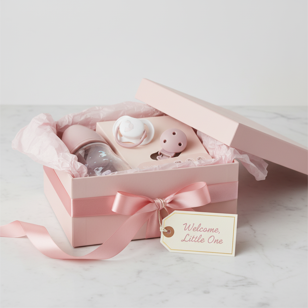Set biberon ciuccio portaciuccio lifestyle regalo