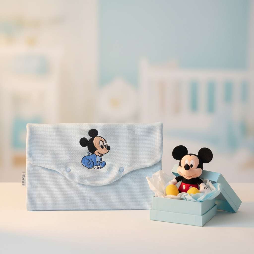 Busta Portatutto Ricamata Topolino - Lifestyle Regalo