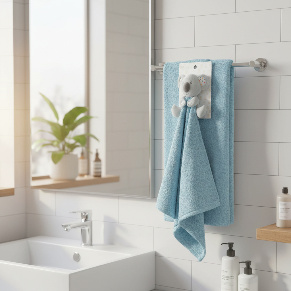 Asciugamano in bagno