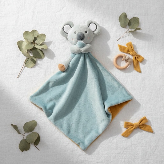 Dou Dou Koala Verde Ocra - flat lay