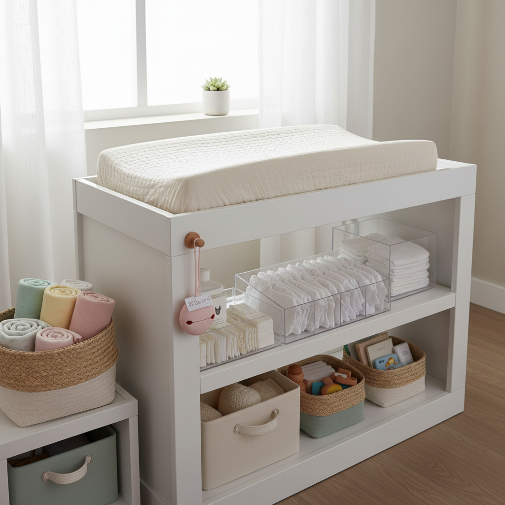 Portaciuccio rosa nella cameretta