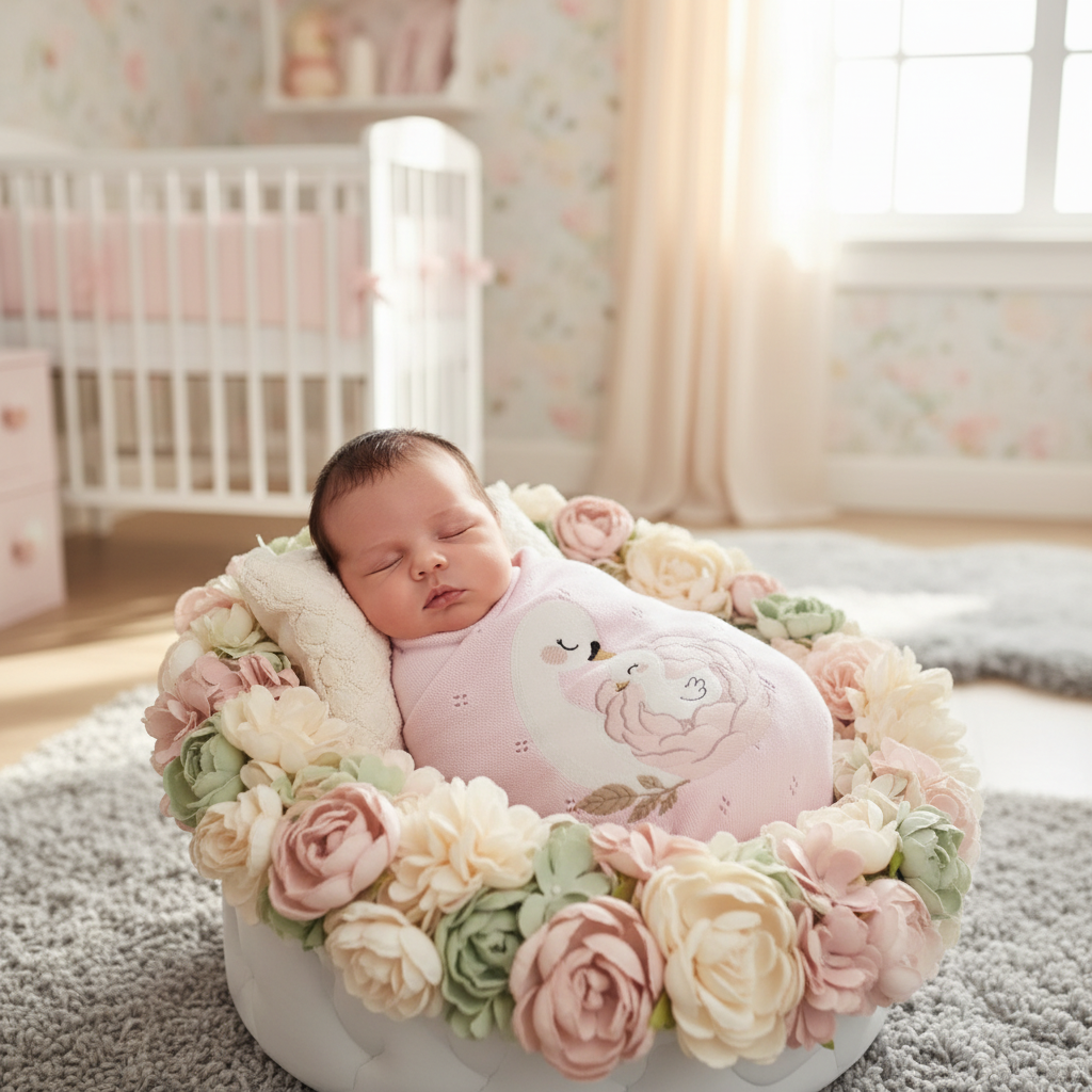 Copertina Cigni lifestyle neonato