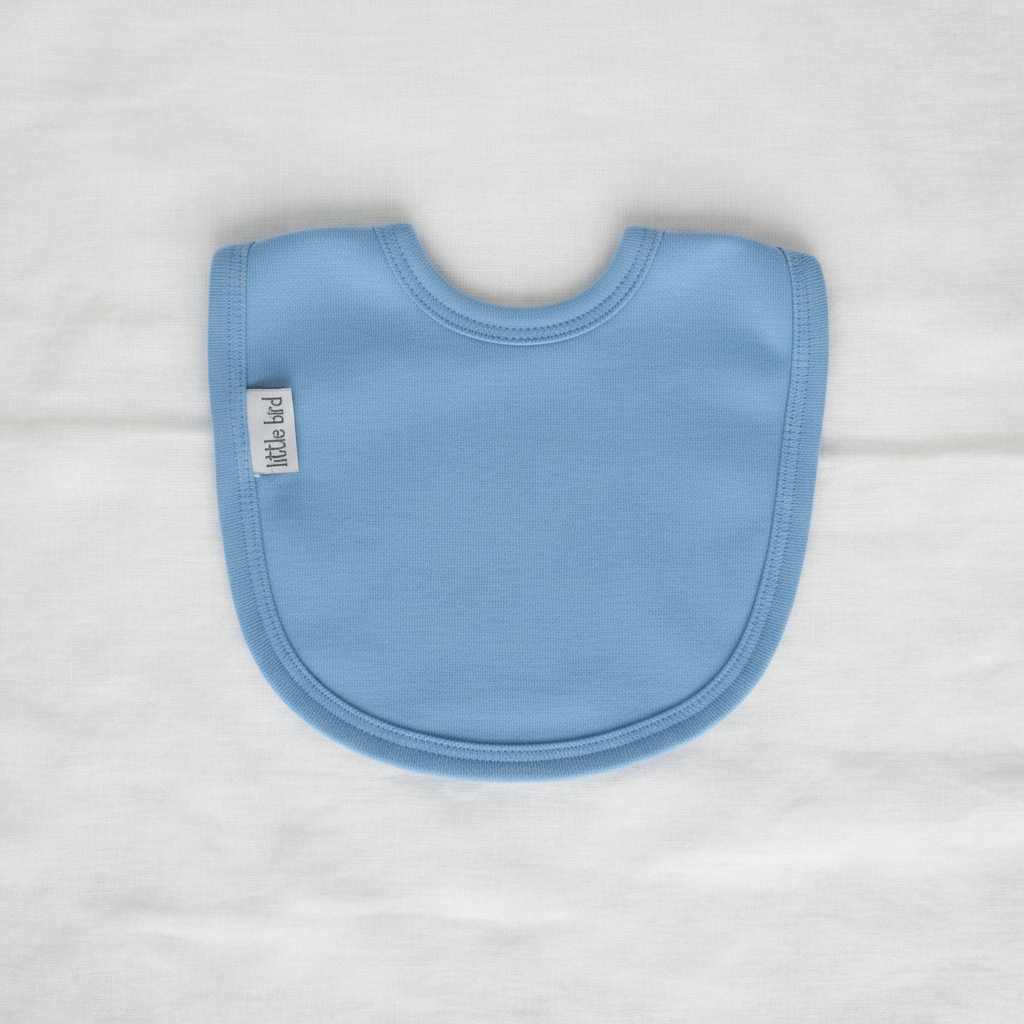 Flat lay bavetta blu Little Bird