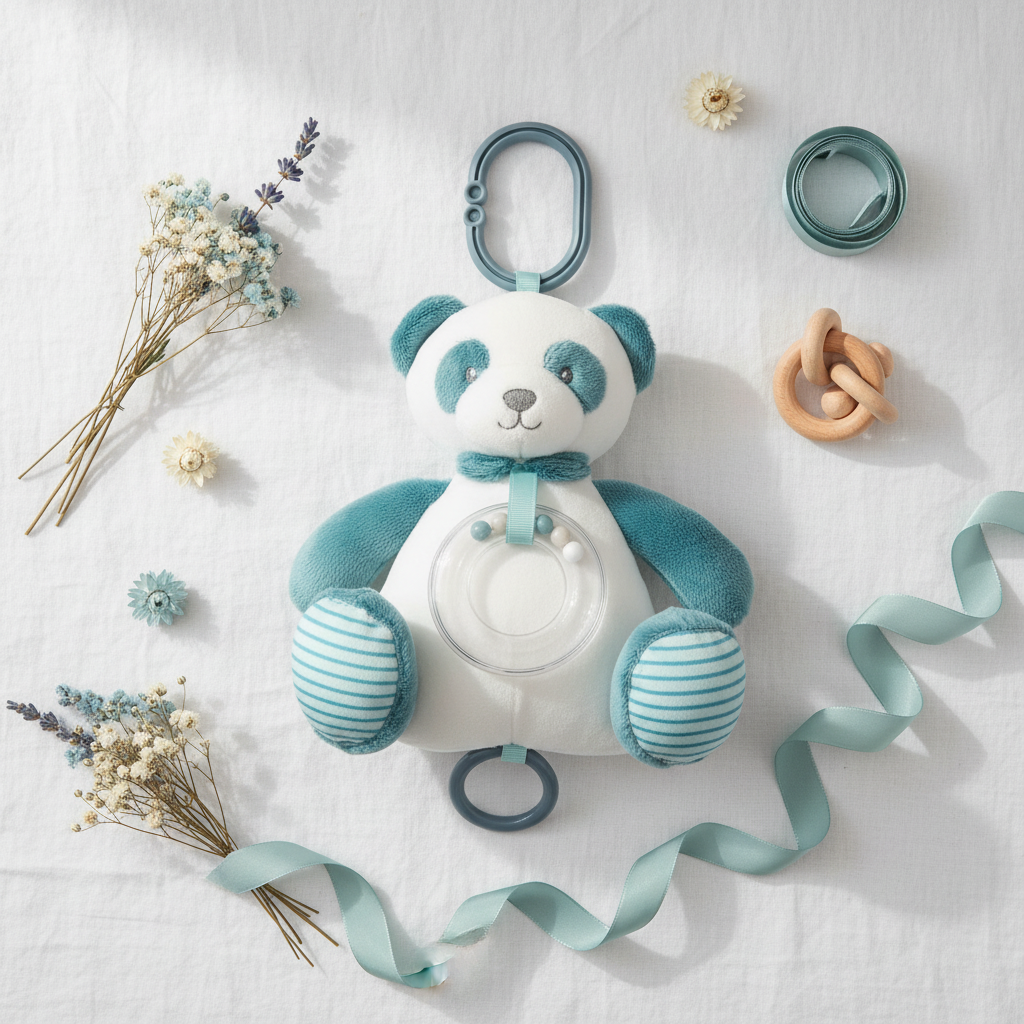 Carillon Panda - flat lay