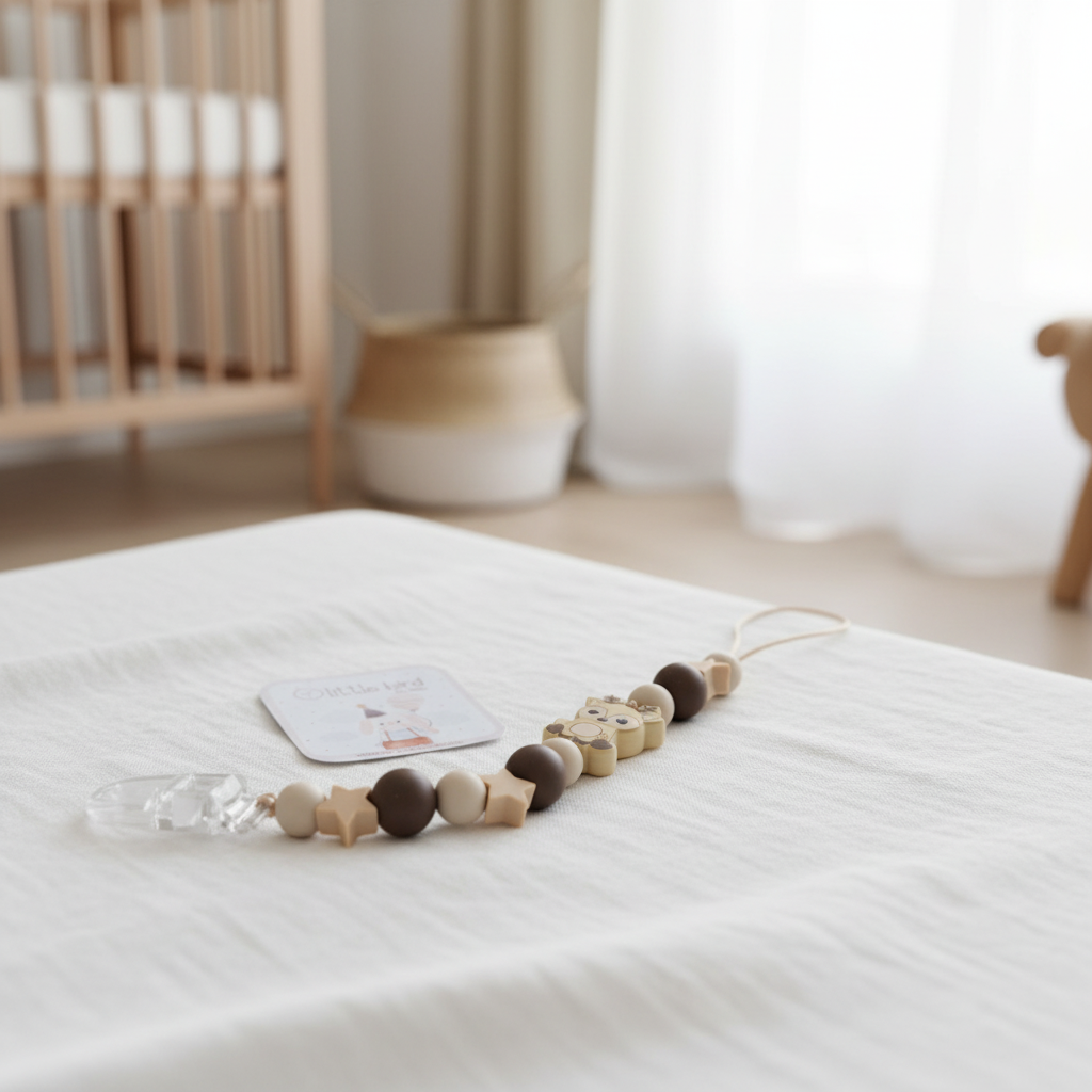 Portaciuccio Renna Beige - lifestyle nursery