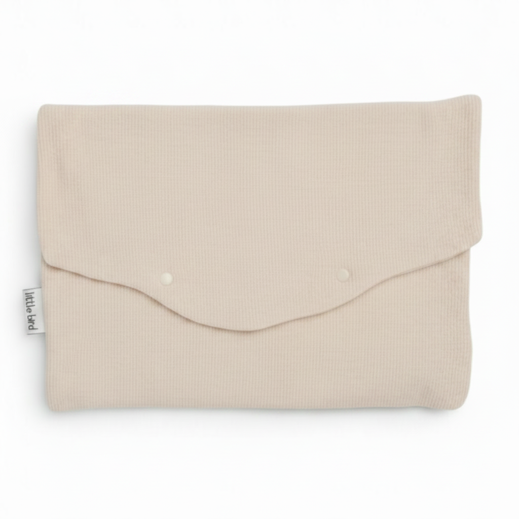 Busta Portatutto Beige sfondo bianco