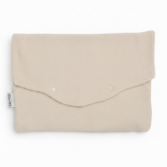 Busta Portatutto Beige sfondo bianco