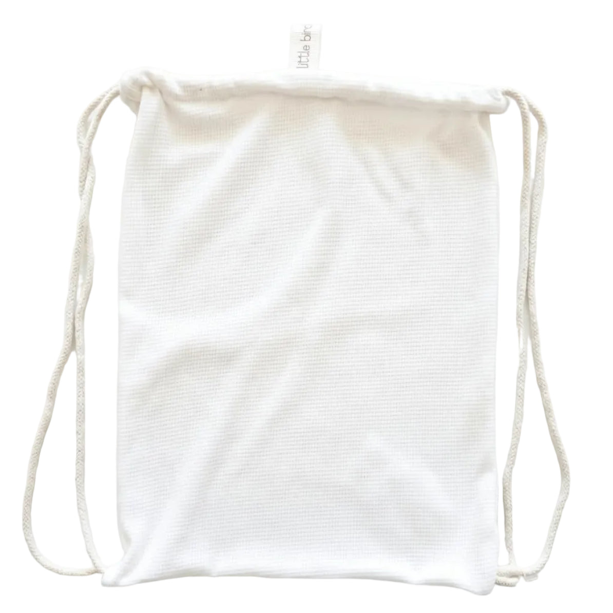 Little Bird - Sacca Cambio Neonato e Nido Personalizzabile in Cotone Bianco - 100% Cotone - Organizer Neonato