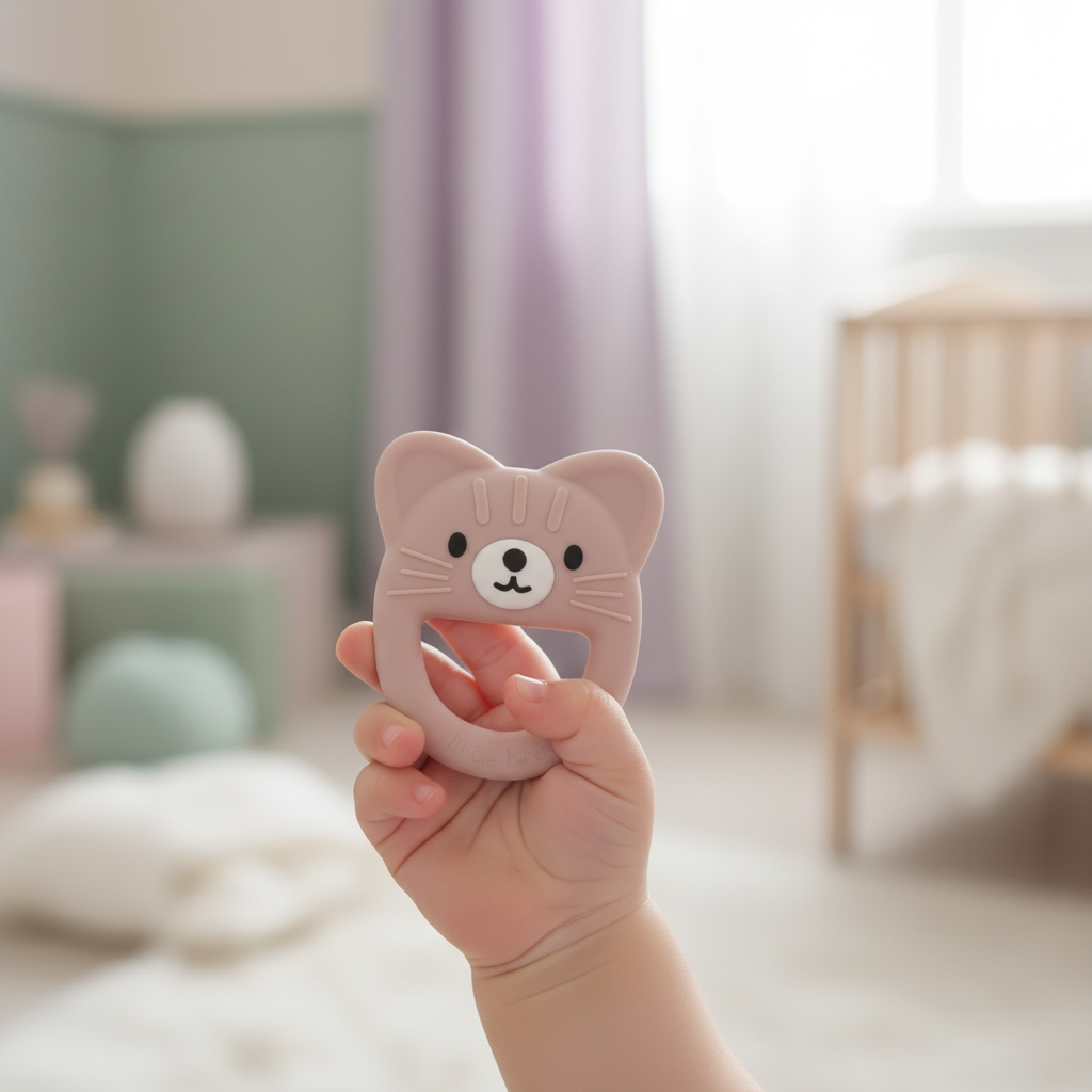 Lifestyle bambino con orsetto rosa