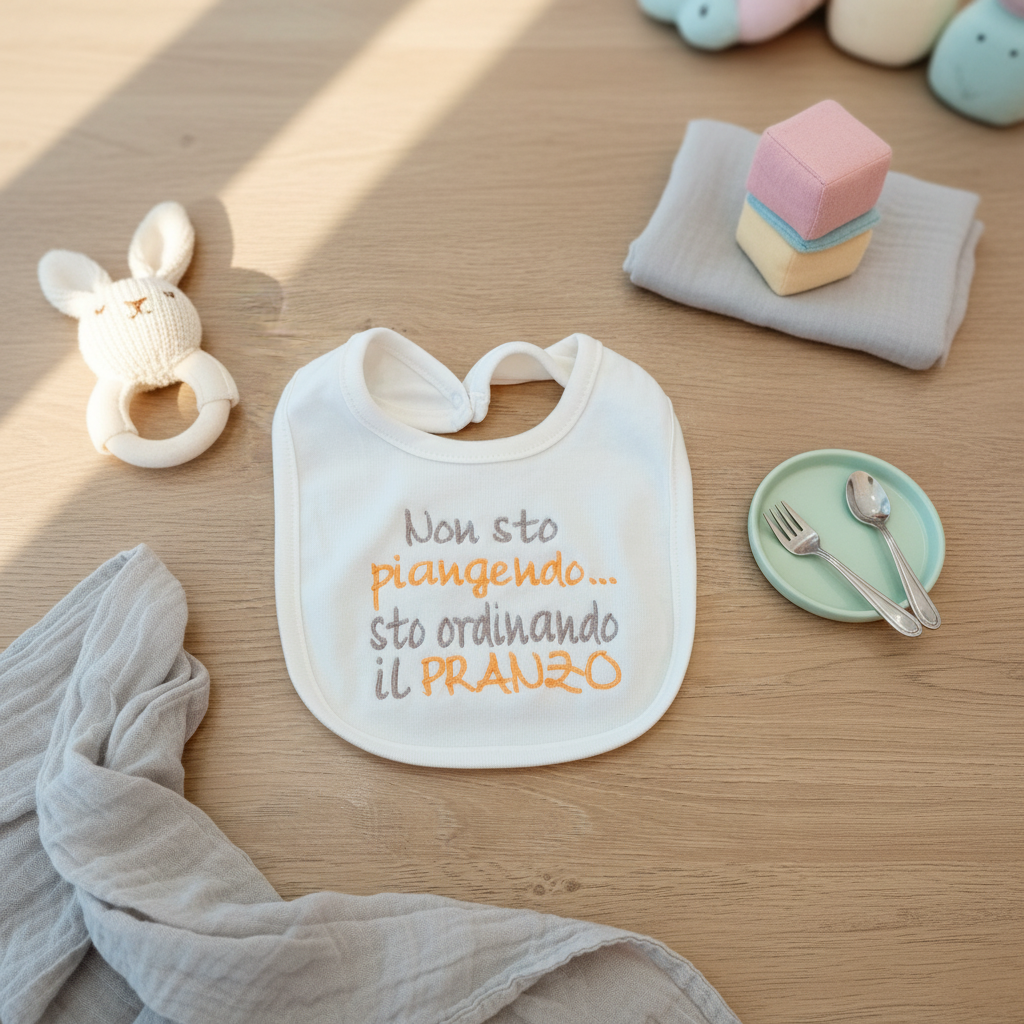 Lifestyle props Pranzo bib