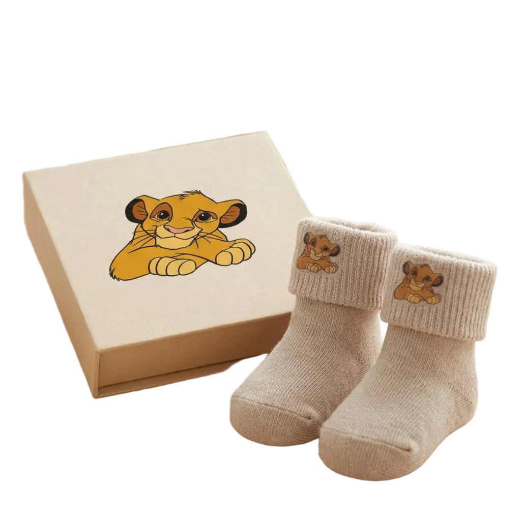 Little Bird - Calzini Personalizzabili Simba - Idea Regalo Nascita