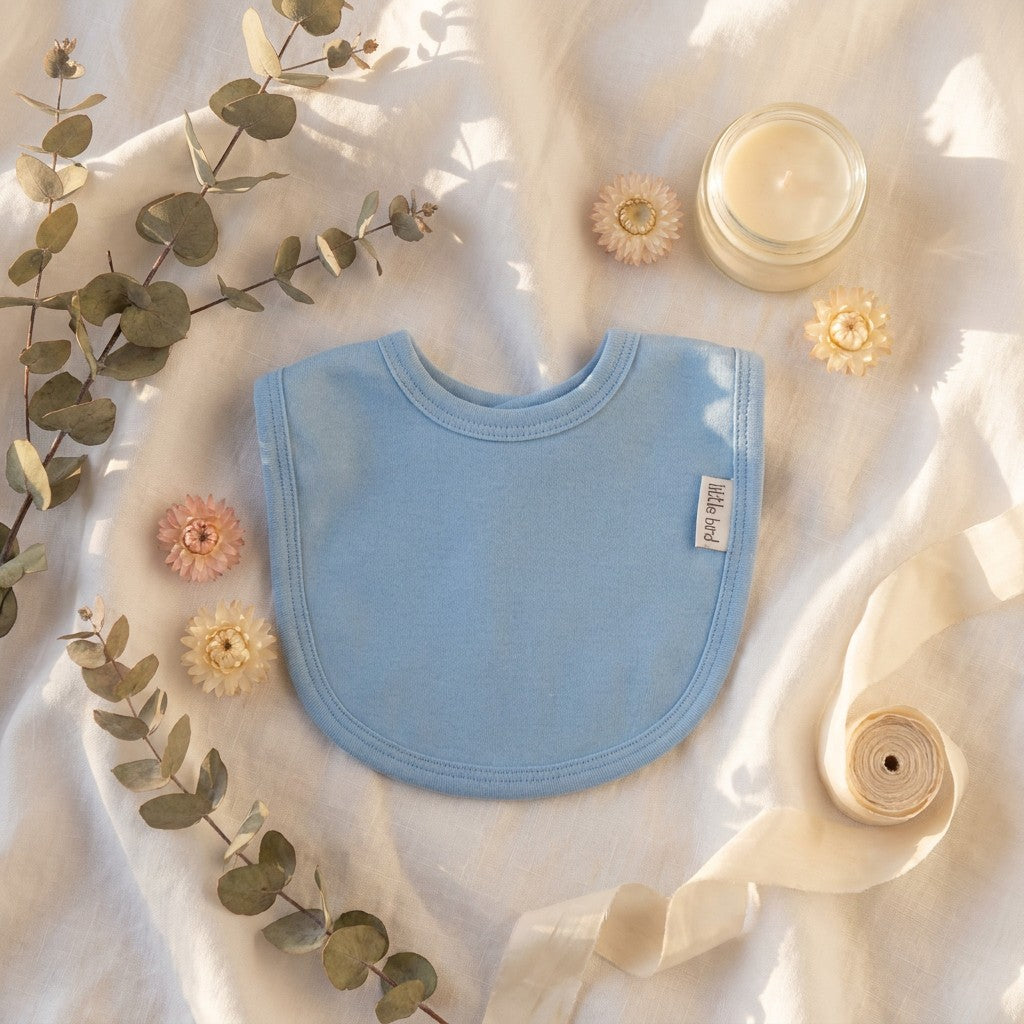Little Bird - Kit Nascita Premium Topolino - Bavetta + Portaciuccio + Massaggiagengive - Regalo Nascita
