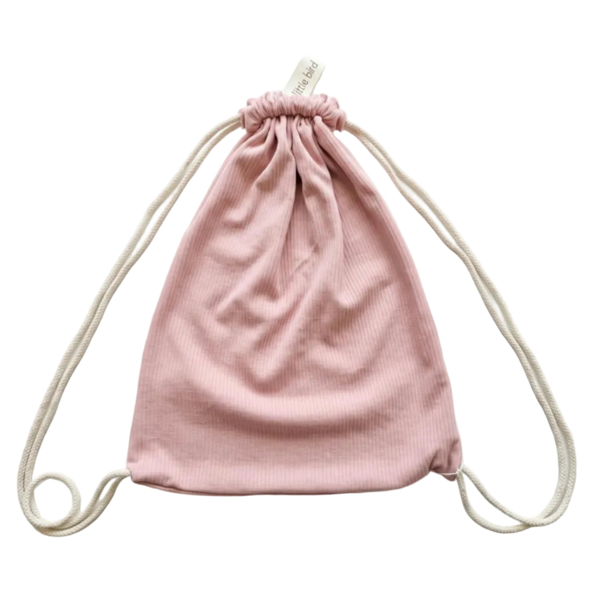 Little Bird - Pochette Rangement Bébé en Coton Vieux Rose - 100% Coton - Personnalisable - Organisateur Sac à Langer