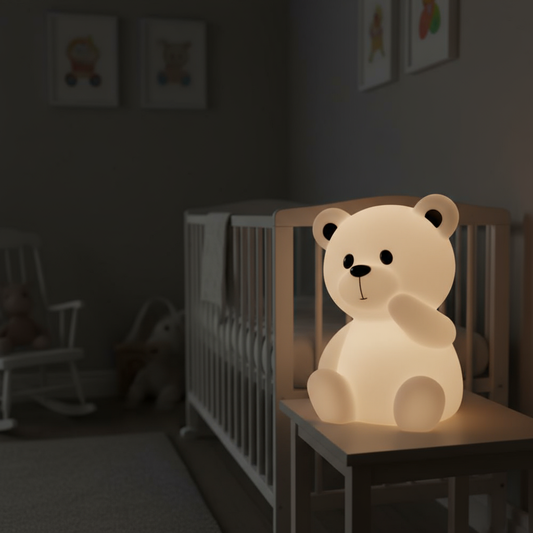 Luce notturna orsetto in cameretta
