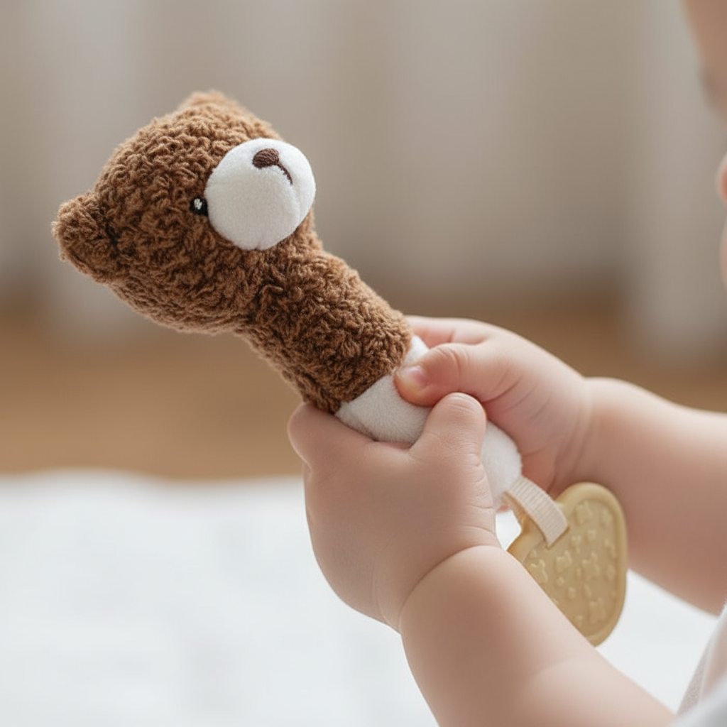 Manine di bambino con sonaglino originale