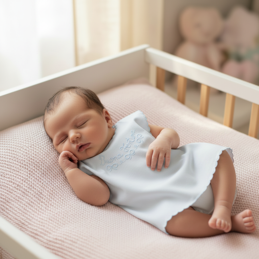 Neonato con Camicino Celeste
