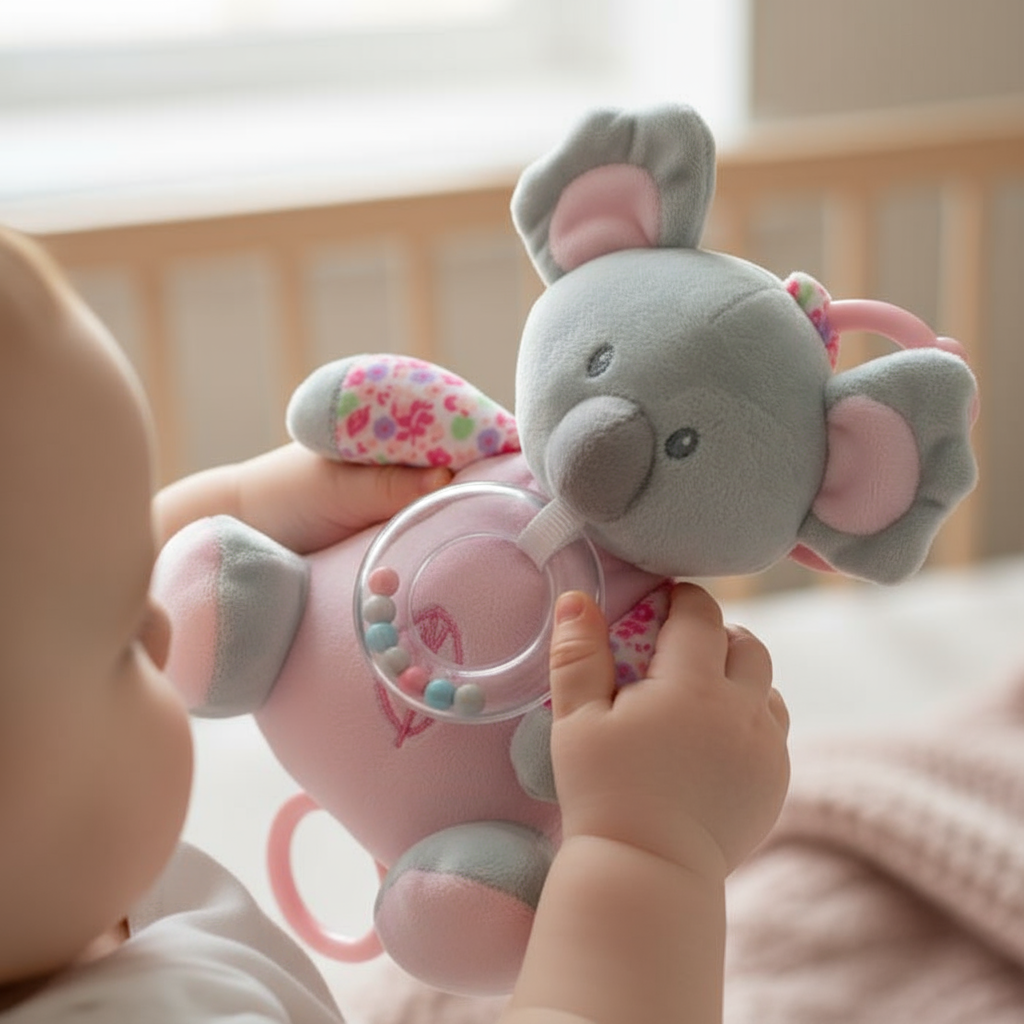 Neonato con elefantino