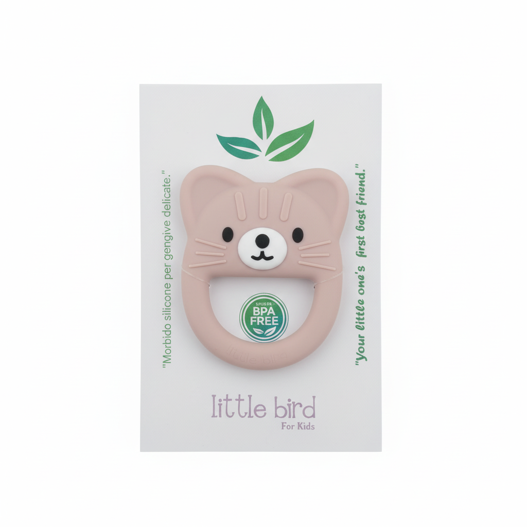 Orsetto rosa con packaging