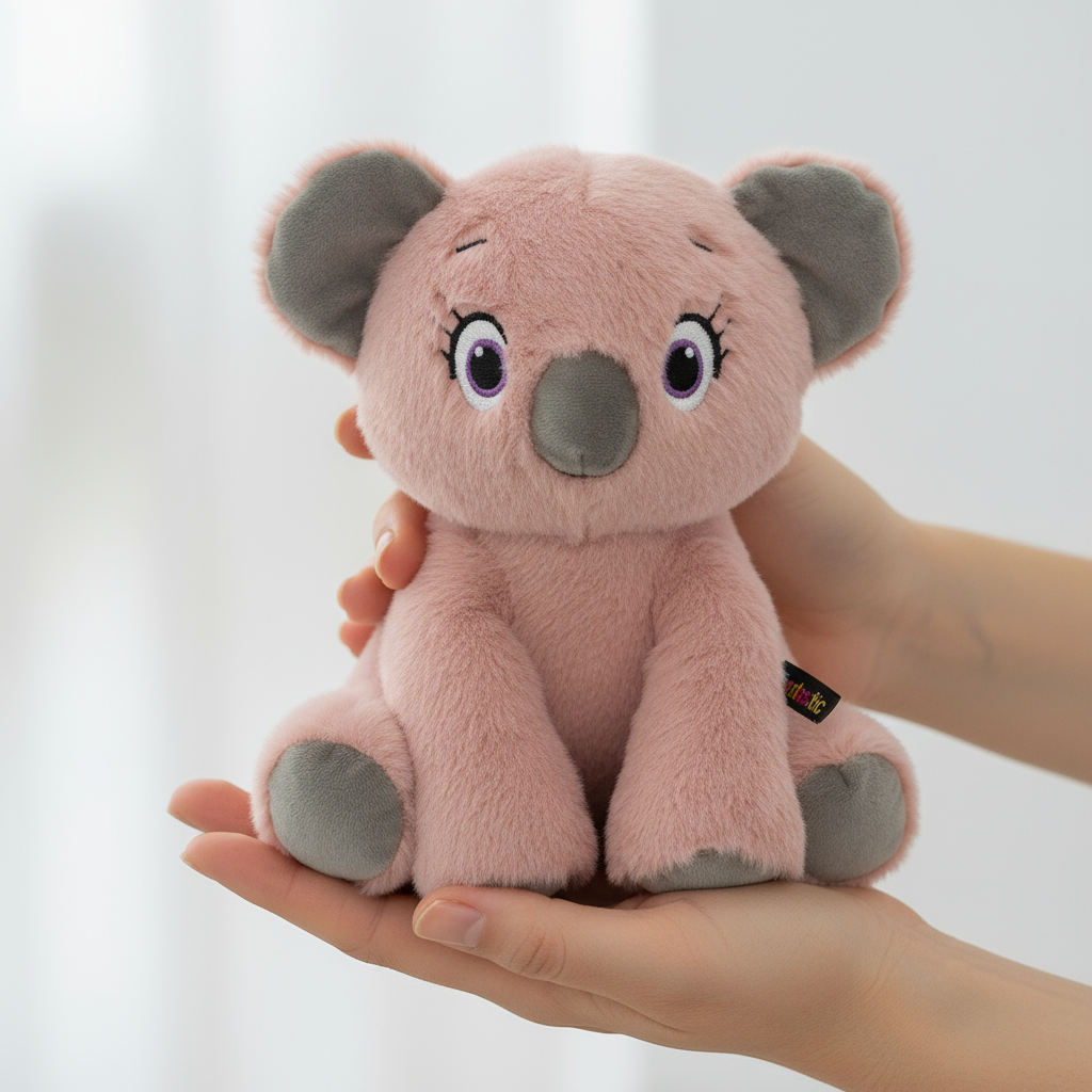 Peluche koala nelle mani della mamma