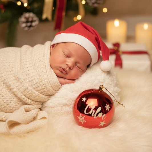 Pallina di Natale Personalizzata Con il Tuo Nome  - Nome Personalizzabile