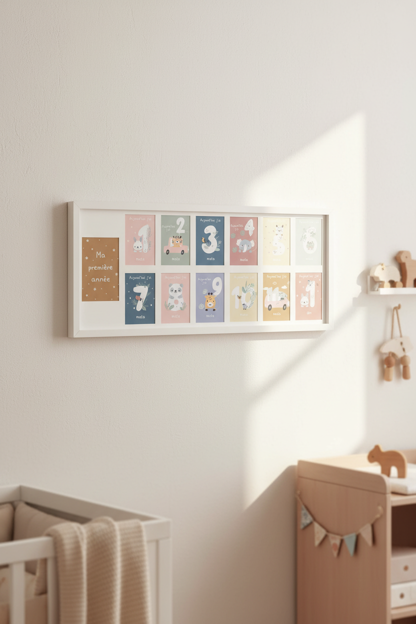 Quadro 12 Mesi - lifestyle cameretta