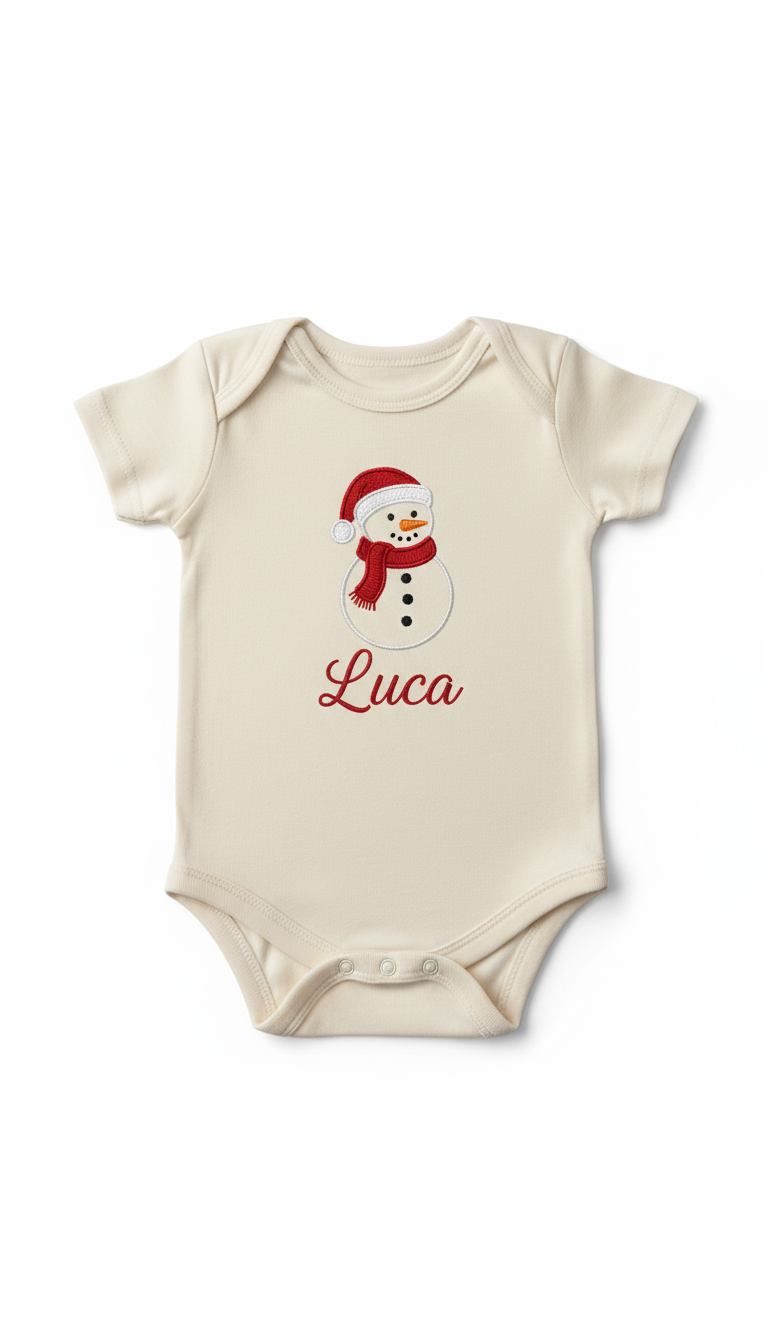 Body Neonato 'Il Mio Primo Natale' - Personalizzabile con Nome
